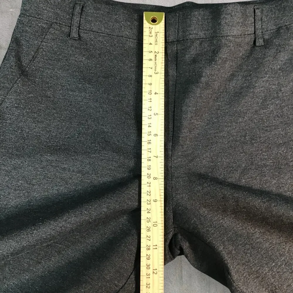 Quince Ponte Slim Pants Women Tall M Charcoal Gray Stretch Work Trousers Office